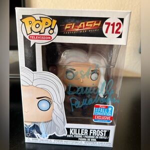 Funko Pop! Flash Killer Frost # 712 Danielle Panabaker Signed JSA Auth